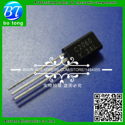 

Free shipping 2SC2060 C2060 2060 NPN Transistor TO-92L Triode Power Transistor 50pcsbag