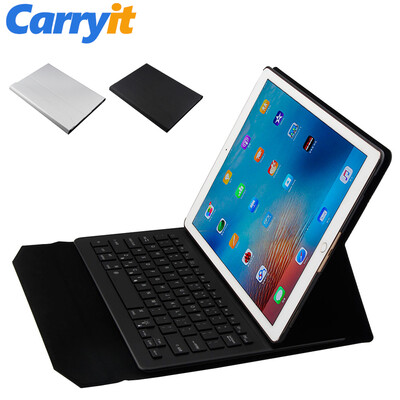 

Carryit TS-2098 Aluminum alloy bluetooth keyboard with leather case for iPad Pro 12.9
