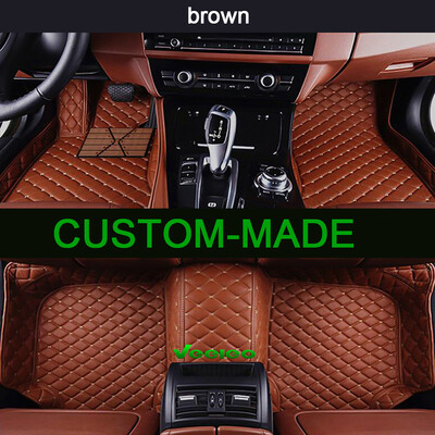 

6 Colors Leather Car Floor Mats for Tesla Model S 2009-2017 All Weather Waterproof Anti-Slip Full Set Car Mats 3D Carpets