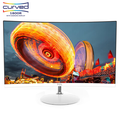 

TCL T24M6C 236 inch 1800R surface anti-Blu-ray does not flash high-definition computer monitor