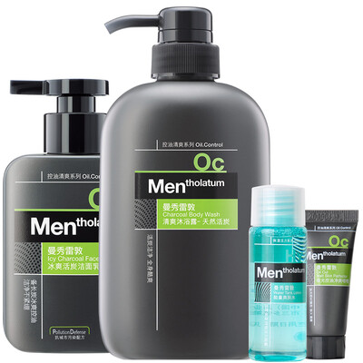 

Mentholatum Mentholatum Men's Refreshing Set (очищающая пена 150 мл + гель для душа 500 мл + тонер 30 мл + гель 7 г)) Прохладный и чистый
