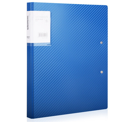 

Deli 5428 Lingya series of fashion thick PP material folder A4 strong folder board clip only loaded blue