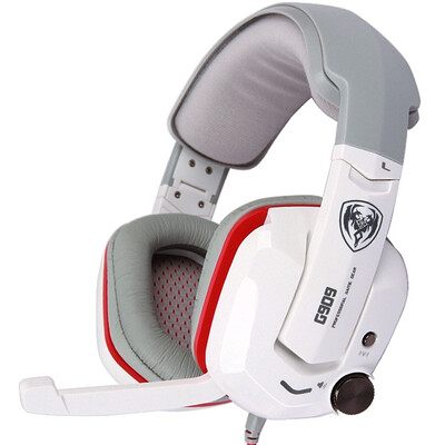 

SOMIC G909 Гарнитура для гарнитуры 7.1 Звуковая игра Shake Game Headset White