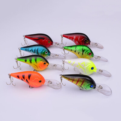 

Vanker Mini Practical Fat Fish Shape Fishing Accessory Pike Fishing Tackle Fishing Lure X5