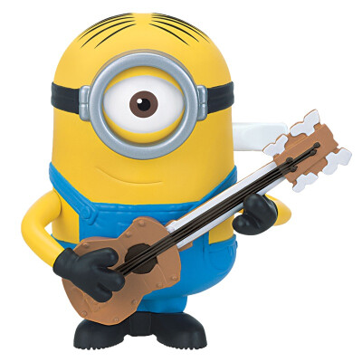 

Little yellow guy 3 "Little yellow guy Big eyes Meng" Despicable Me Educational toy Guitar doll Clockwork toy Stuart guitar stuart stuart