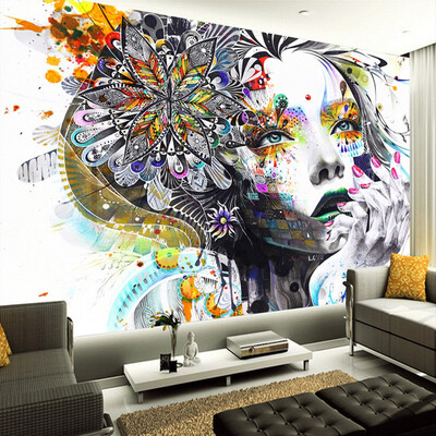 

Пользовательские обои 3D Mural Абстрактные Цветные рисунки Фотообои KTV Bar Gallery Theme Hotel Backdrop Wall Papel De Parede