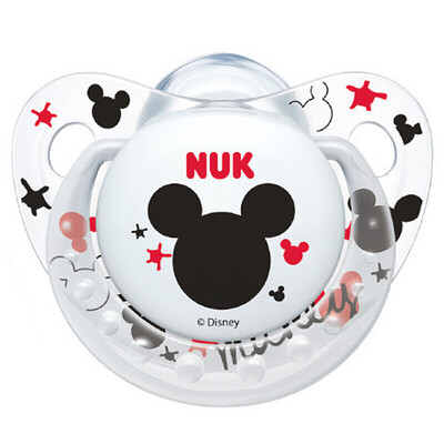 

NUK pacifier baby anti-flatulence comfort pacifier silicone Disney Mickey models more than 6 months pattern color random Germany imports
