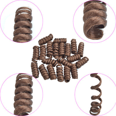 

Chorliss 6 Short Curly Crochet Hair Extensions Crochet Braids Ombre Braiding Hair CurlKalon Crochet Hair Synthetic Bug 1B30