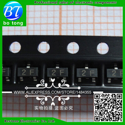 

Free shipping 200pcsLot MMBT2907 2F MMBT2907ALT1G Transistors PNP 60V 08A SOT-23