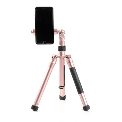 

milibooMZA tripod mobile phone portable spherical PTZ SLR camera mobile phone self-timer live support rose gold