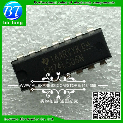 

25PCS SN74LS06N DIP14 SN74LS06 DIP 74LS06N 74LS06 new and original IC free shipping