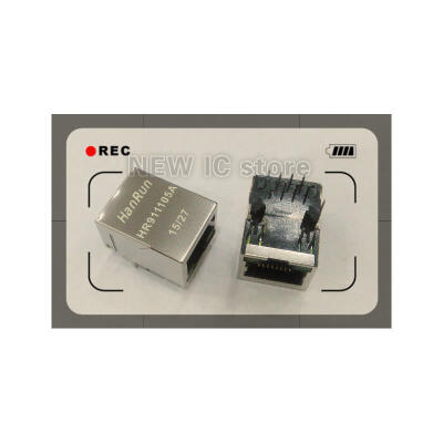 

Free Shipping 10PCSLOT HR911105A WIZNET HR911105 HANRUN Single Port RJ45 Connector O 100 new original