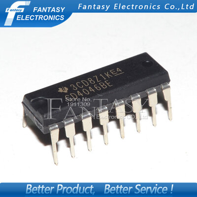 

10PCS CD4046BE DIP16 CD4046 DIP new&original IC free shipping