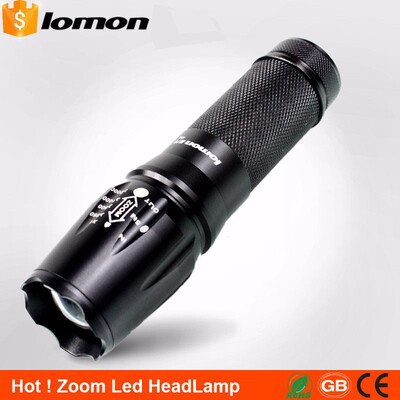 

Zoom LED Flashlight Telescopic CREE T6 Portable Light Long Range Camping Light 26650 Rechargeable 1000 Lumens 10W