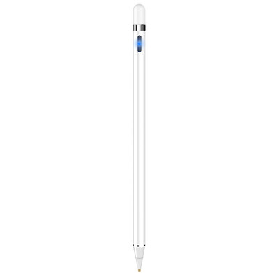 

ESCASE Apple iPad Cap Stylus Совместимость с Microsoft Surface / Huawei / Samsung Tablets Мобильный смарт-сенсорный перезаряжаемый ES01 Privileged Crystal White
