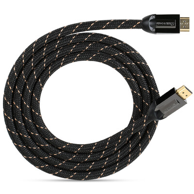 

An Pukang AMPCOM HDMI20 HD line 4K digital TV display HDMI HD cable network set-top box high-definition cable 3 meters AMHDMIGD4K7330 gold