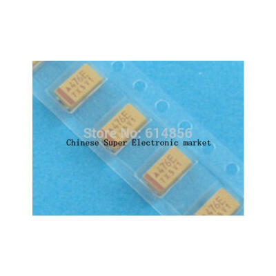 

20PCS Chip Tantalum Capacitor C size 6032 SMD 25V 47UF 476E TAJC476K025RNJ