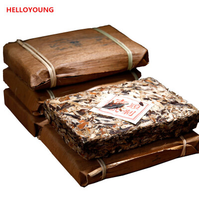 

C-PE025 China Yunnan Puer tea 250 grams of spring tooth Qianjiazhai original old brick green food slimming health