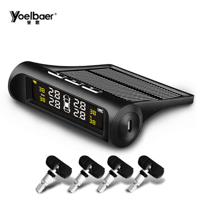 

Yoelbaer Solar-Powered Tire Pressure Monitor Built-in Monitor YB-69