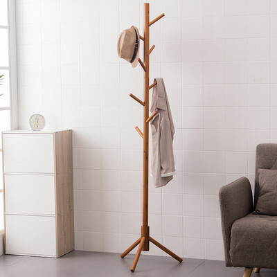 

Ou Runzhe hanger home coat 40MM bold beech 8 hanging floor drying rack