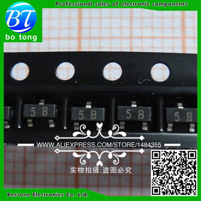 

1000PCS BC817 BC807 (BC807-25 5B + BC817-25 6B)each 500pcs SOT-23 NPN PNP 0.1A/45V general purpose transistor NEW