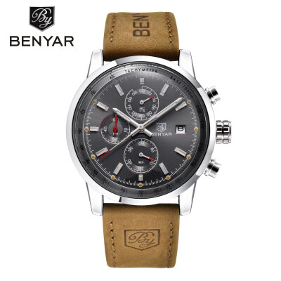 

BENYAR Fashion Chronograph Sport Mens Watches Top Brand Luxury Quartz Watch Reloj Hombre 2017 Clock Male hour relogio Masculino