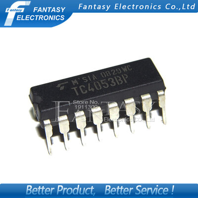 

10PCS TC4053BP DIP16 TC4053 DIP new and original IC free shipping