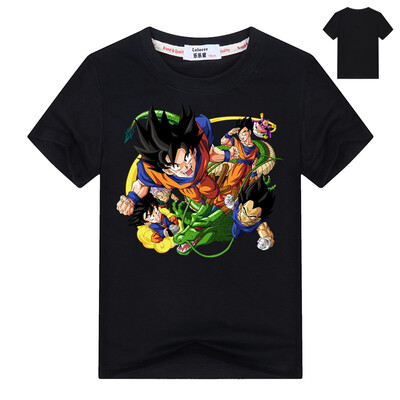 

Новые милые дети Goku 3D футболка DBZ t рубашки Мальчики Повседневные тройники Аниме Dragon Ball Z Super Saiyan t рубашки Harajuku