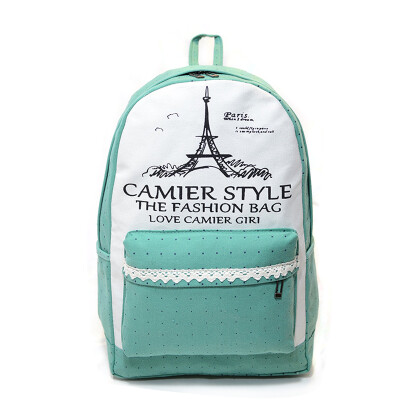 

Lace Tower 2015 New Design Canvas Women Backpack College Student School Bags For Girls Leisure Backpack Mochila Feminina