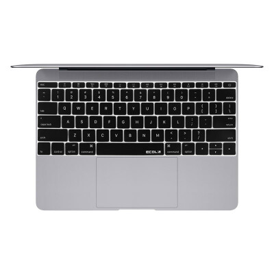 

Yixing Lai (ECOLA) Guided keyboard membrane protective film Apple's new MacbookPro13.3 inch without Touch Bar12 inch heat dissipation high through EA016SBK black