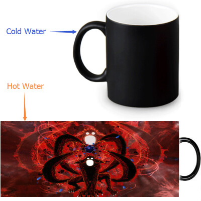 

Naruto 350ml/12oz Heat Reveal Mug Color Change Coffee Cup Sensitive Morphing Mugs Magic Mug Milk Tea Cups