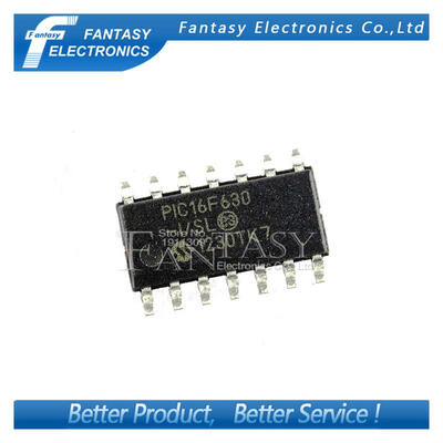 

50PCS PIC16F630-I/SL SOP14 PIC16F630-I SOP PIC16F630 SMD new and original IC free shipping