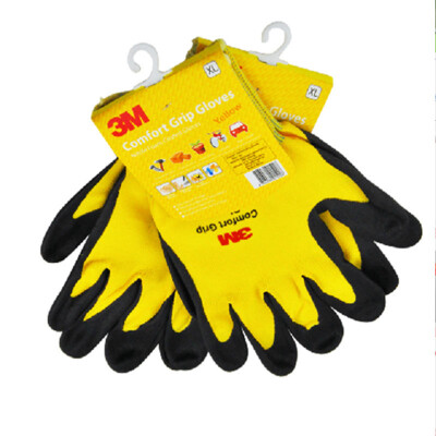 

3M protective gloves comfortable non-slip wear-resistant gloves high permeability anti-oil orangegreengreyyellowblue M L XL