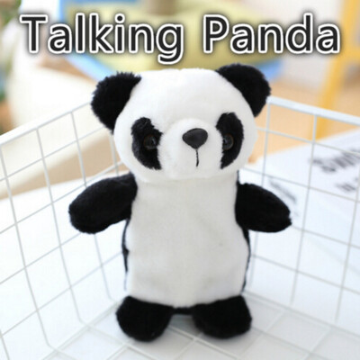 

Cute Talking Panda Plush Toys Repeat Sounds Language Dolls Stuffed Plush Panda Toy Kids Playmate Educational Gift Speaking Doll