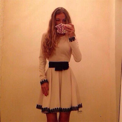 

Lovaru ™ Мода Wanita 2015 Гаун Musim dingin, Гаун печати Туник горячей продажи нового способа типа лета платье партии