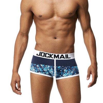 

JOCKMAIL low-rise mens boxer briefs cotton print comfort soft absorbent sweat