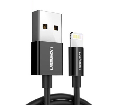 

UGREEN Charging&Data Transfer Cable for iPhone 6s87PlusXiPad pro 12M Black
