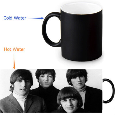 

John Winston Lennon Morphing Mug Color Change Tea Cup Magic Milk Coffee Mug