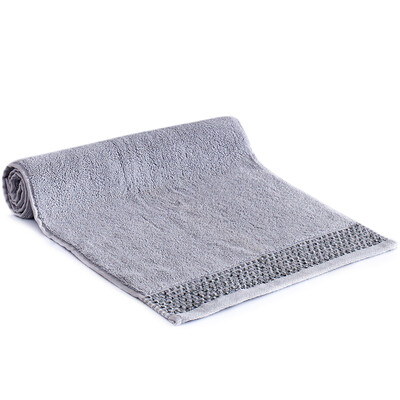 

Sanli cotton pleated element satin edge wash towel thick absorbent towel single loading