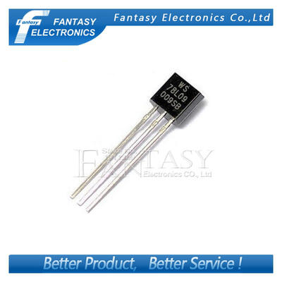 

50PCS 78L09 WS78L09 9V 100mA 01A Voltage Regulator TO-92 new&original free shipping