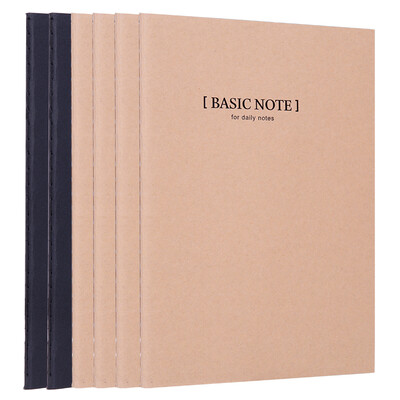 

Deli deli 6 A560 Kraft paper stitching soft copybook Office Notepad Stationery notebook 33458