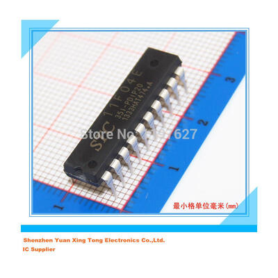 

10pcslot STC11F04E-35I-PDIP20 11F04E DIP original electronics IC kit