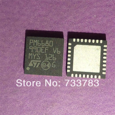 

5pcslot PM6680 6680 No Rsense dual step-down controller with adjustable voltages for notebook system power