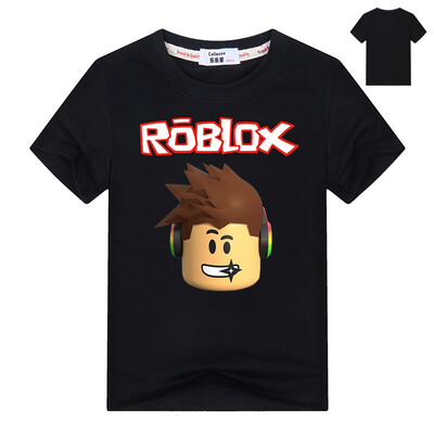

2018 Летние мальчики с короткими рукавами Футболка для девочек Roblox 100% Хлопчатобумажный костюм Infantis Menino Roupas Kids Car