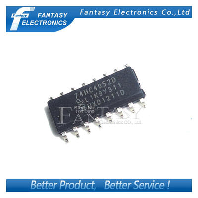 

10PCS 74HC4052D SOP16 74HC4052 SOP SN74HC4052DR SMD new&original IC free shipping