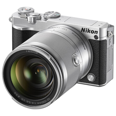 

Никон (Nikon) J5 микро-камеры стабилизации изображения VR Nikkor 10-100mm F / 4-5.6 сменный объектив цифровой набор серебра (20,8 миллионов эффективных пикселей сменных объективов 4K запись видео складного сенсорный экран)