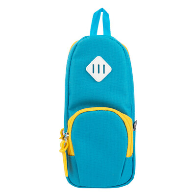 

Deli deli large-capacity pencil bag creative school bag pencil storage bag iron standing light blue 66759