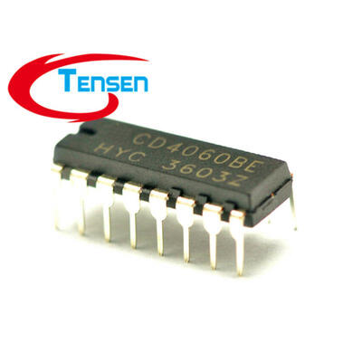 

10Pcs/Lot CD4060BE HEF4060 HCF4060 Logic / binary counter IC DIP-16 CD Digital IC