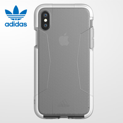 

Adidas iPhone X Mobile Shell Промышленные тяжелые Dust Strike Подушка Прочный Нескользящая защитная крышка Прозрачная All-inclusive Мягкая раковина - Прозрачный белый