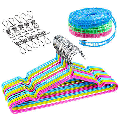 

Maybelline clothesline with stainless steel clothespins&hangers 20